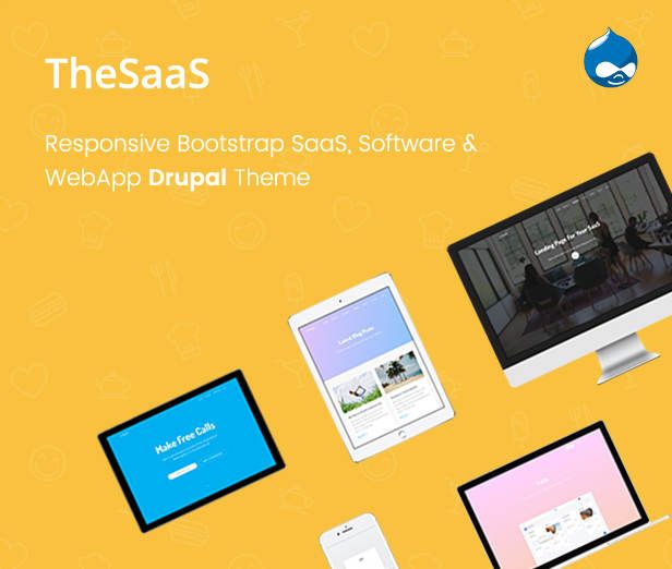 TheSaaS - Responsive Bootstrap SaaS, Software & WebApp Drupal Theme