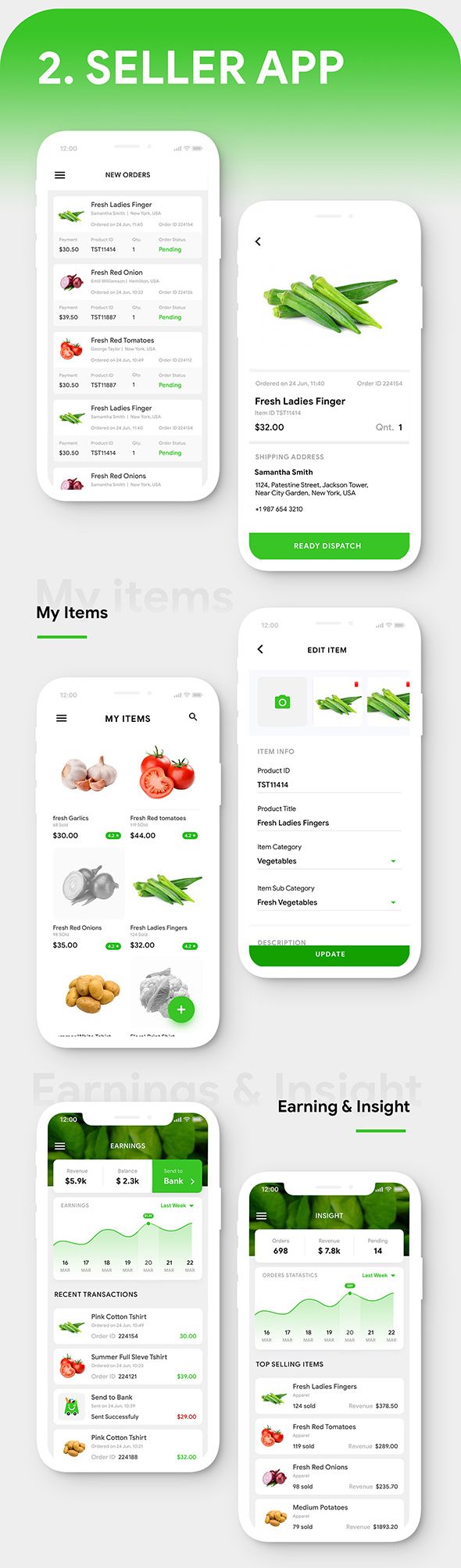 Grocery Android App Template + Grocery ordering iOS App Template| IONIC 5 | Groshop - 4