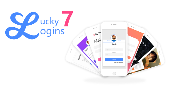 Ionic Lucky 7 Logins Ionic Developer Tools Mobile App template