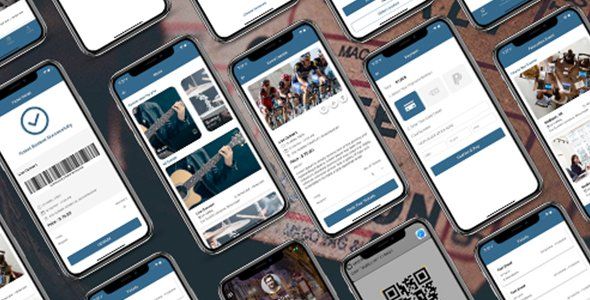 ionic 5 events booking template(users + admin) Ionic Events &amp; Charity Mobile App template
