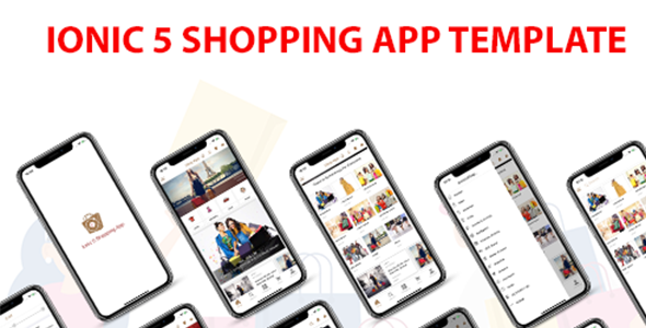 ionic 5 full shopping app template Ionic Ecommerce Mobile App template