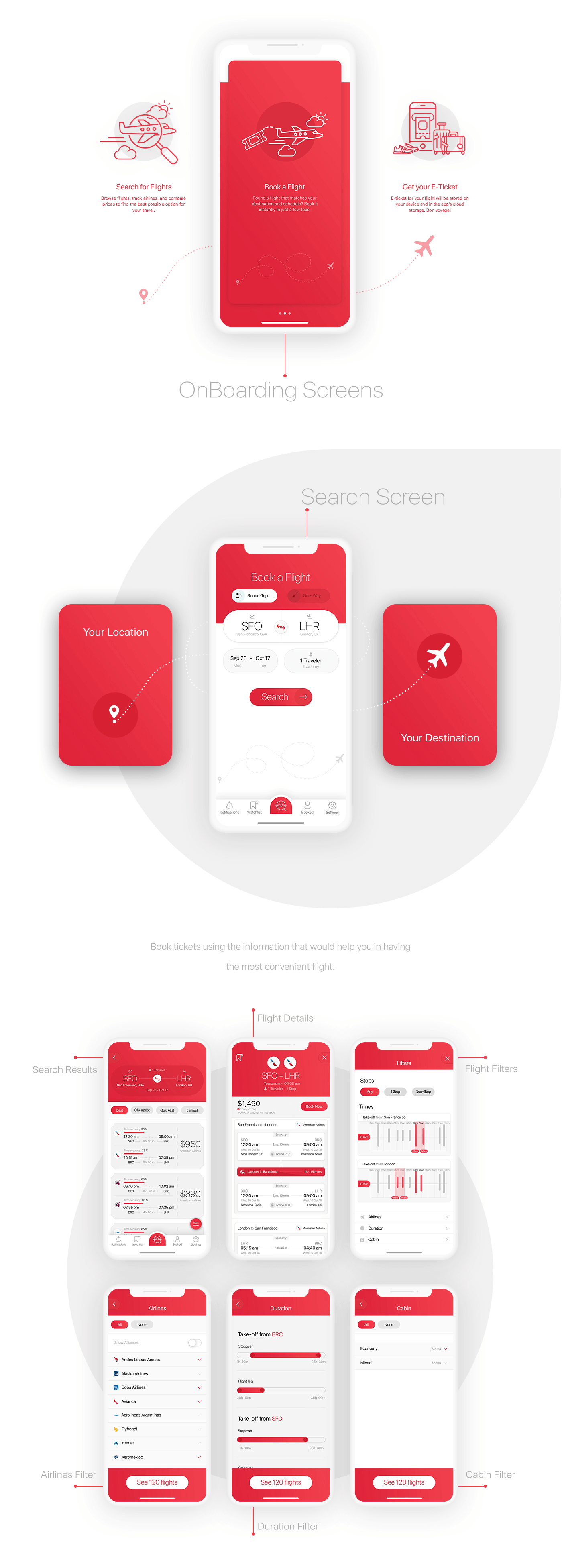 BookAir - Figma UI Kit for Mobile App - 5