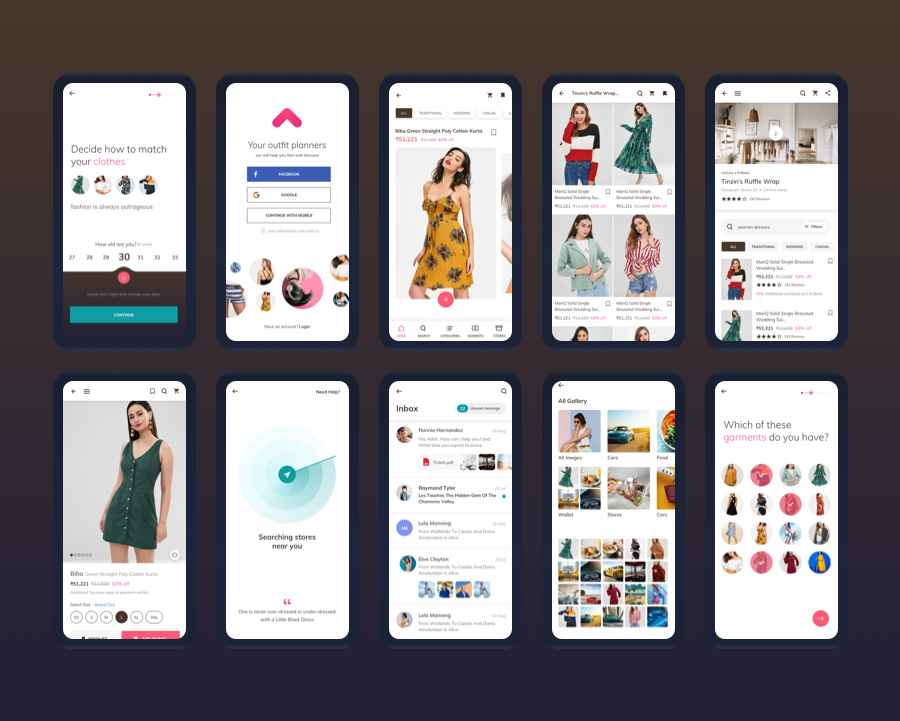 Fashionova Mobile App - Ui Kit