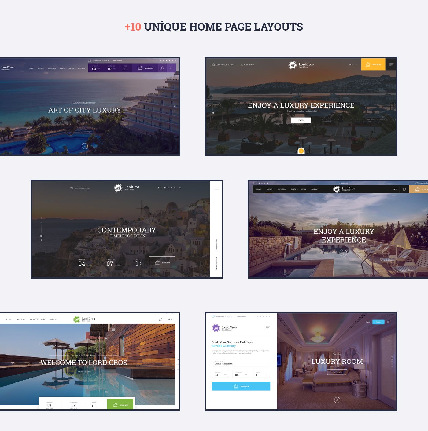 LordCros - Hotel, Resort & Spa PSD Template - 3