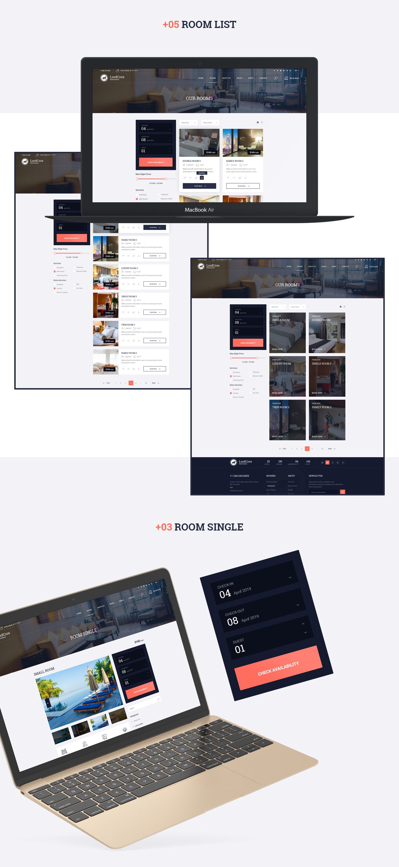 LordCros - Hotel, Resort & Spa PSD Template - 4