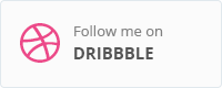 Follow us on Dribbble