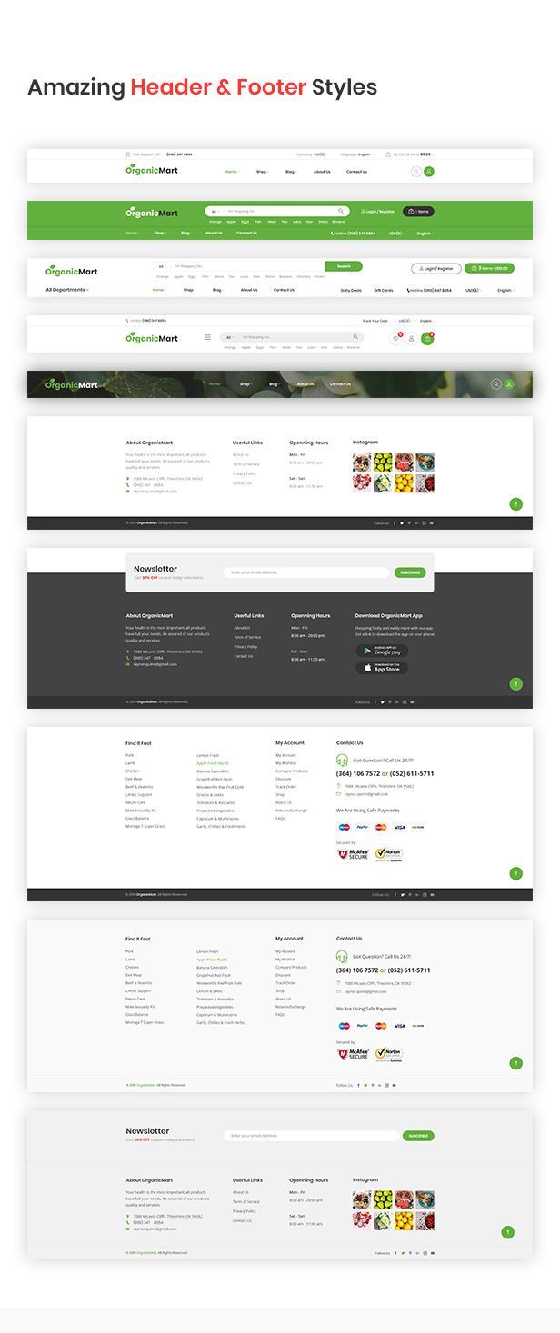 OrganicMart - Organic & Food PSD Template - 6