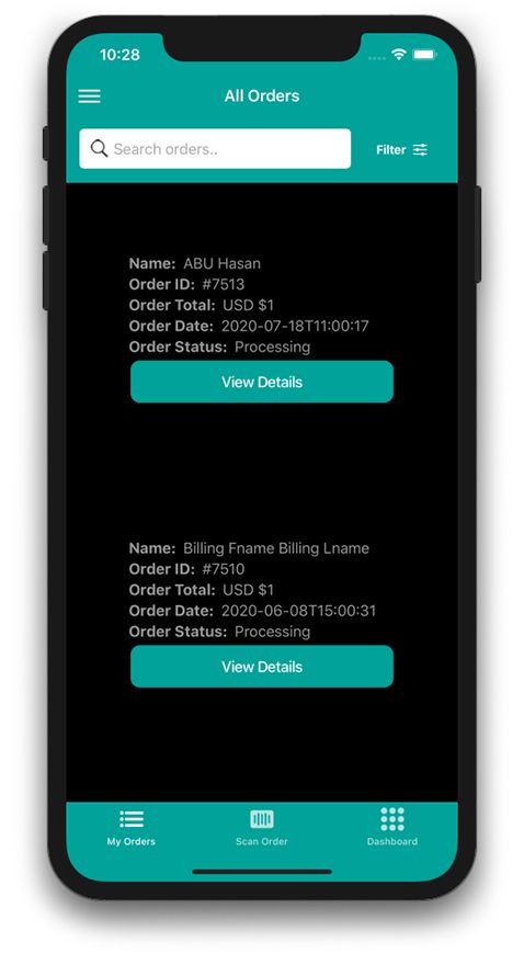 Order Manager Apps for Vendors for Dokan Multivendor E-Commerce Website Using Ionic 5 Angular - 7