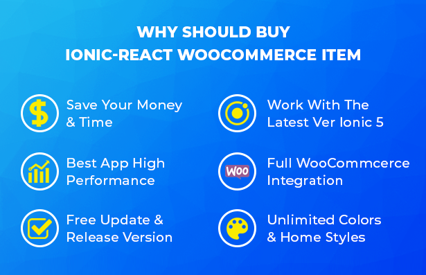 Ionic React Woocommerce - Universal Full Mobile App Solution for iOS & Android / Wordpress Plugins - 17