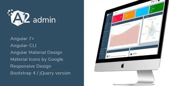 A2 Admin - Angular 7+ Material Design Admin Template   Design Dashboard