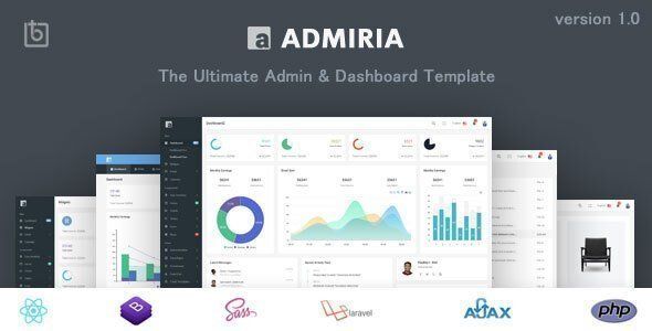 Admiria - The Ultimate Admin & Dashboard Template   Design Uikit
