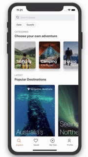 Adventure Travel - React Native App - 3