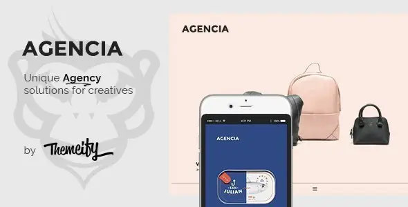 Agencia - Creative Agency Portfolio  Music &amp; Video streaming Design 