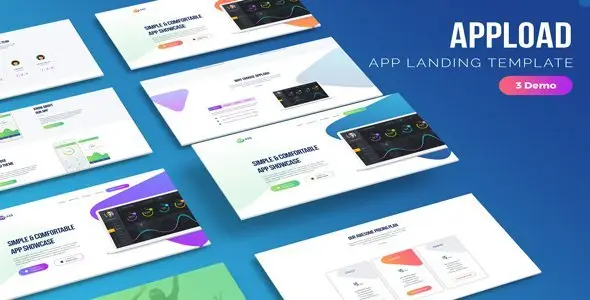 Appload - App Landing Template   Design App template