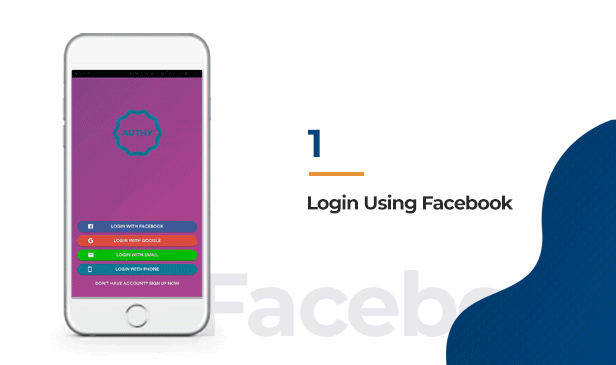 Authy - Ionic Firebase Social Authentication Login using Facebook