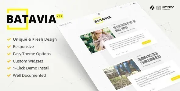 Batavia | A Fresh WordPress Personal Blog Theme  Travel Booking &amp; Rent Design 