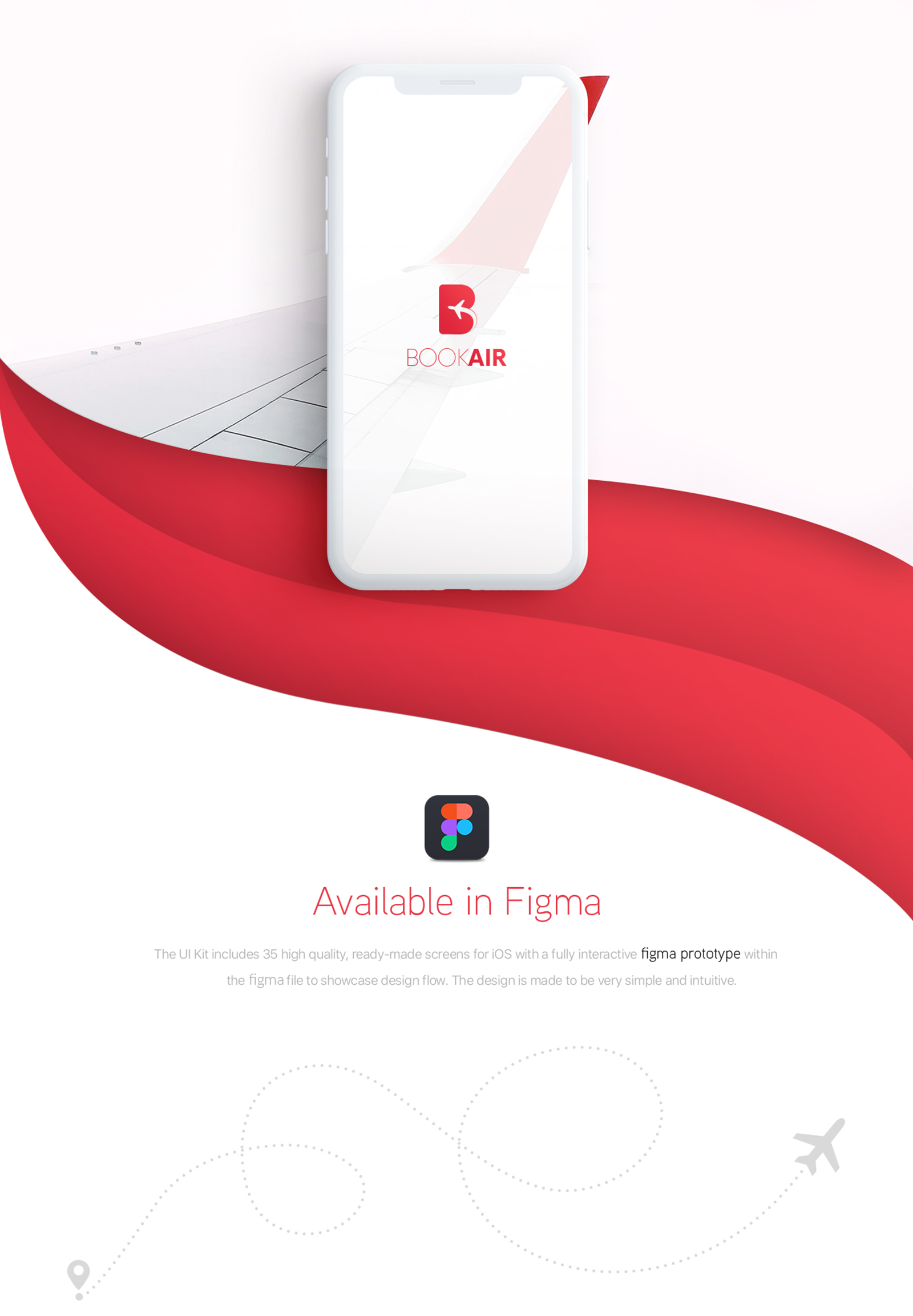 BookAir - Figma UI Kit for Mobile App - 1