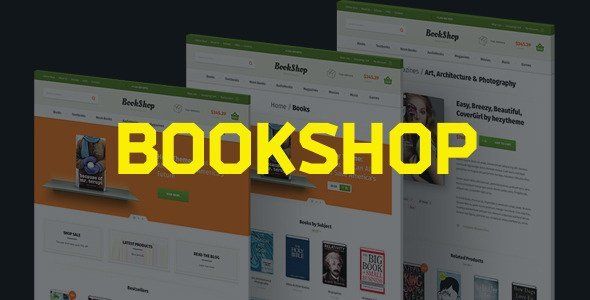 Bookshop | PSD Template  Ecommerce Design 