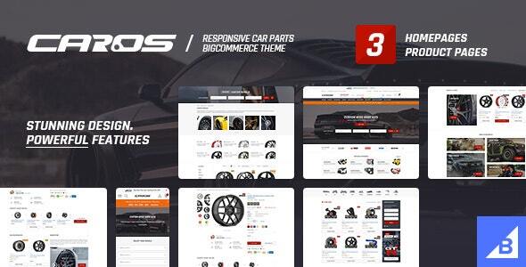 CAROS – Cars & Auto Parts Automotive BigCommerce Theme (Stencil Ready)  Ecommerce Design 