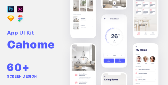Cahoome - Smart Home UI Kit   Design Uikit