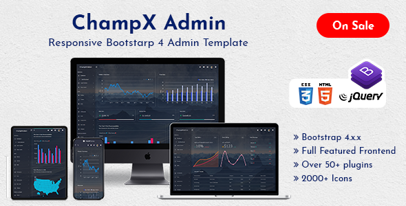 Champ Admin - Responsive Admin Dashboard Template   Design Dashboard
