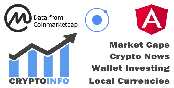 Crypto Currencies Full App + IONIC 3 + Coinmarketcap + Cross platform ( Android, iOS ) Ionic Crypto &amp; Blockchain Mobile App template