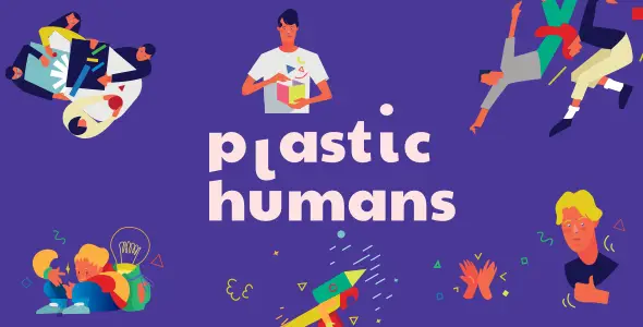 Plastic Humans  Multipurpose Design Illustration