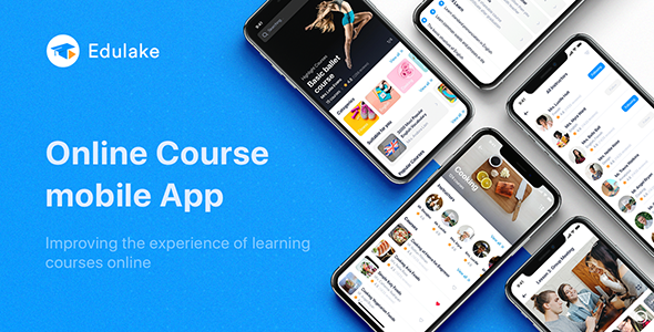 Edulake - Online Course UI Kit for Sketch  Books, Courses &amp; Learning Design 