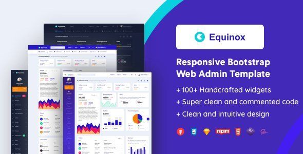 Equinox Responsive Bootstrap Admin Template   Design Dashboard