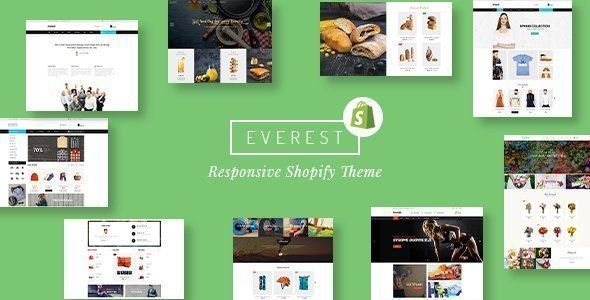 Everest - Multipurpose Responsive Shopify Theme  Sport &amp; Fitness Design 