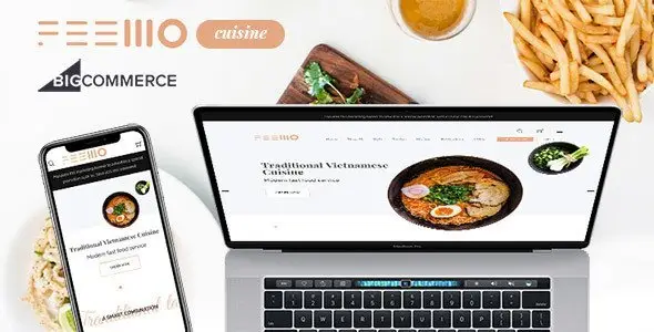 FeellioCuisine - Restaurants Stencil BigCommerce Theme  Ecommerce Design Uikit