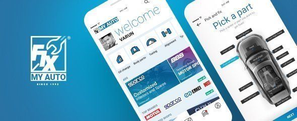 Fix My Auto - IONIC 3 Template Ionic Ecommerce Mobile App template
