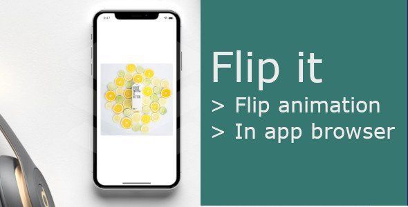Flip it | React Native with flip animation React native  Mobile Boilerplate