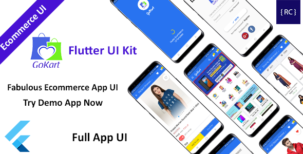 Flutter E-commerce App UI Kit - GoKart Flutter Ecommerce Mobile Uikit