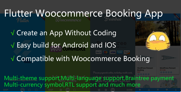 Flutter Woocommerce Booking App Flutter Ecommerce Mobile App template