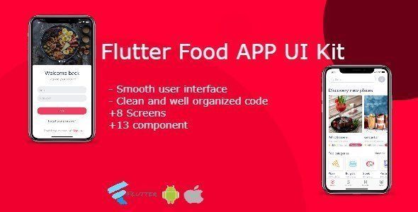 Food App: Flutter Food App UI Flutter Food &amp; Goods Delivery Mobile App template