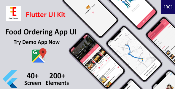 Food Ordering App UI Template in Flutter - Food Express Flutter Food &amp; Goods Delivery Mobile App template