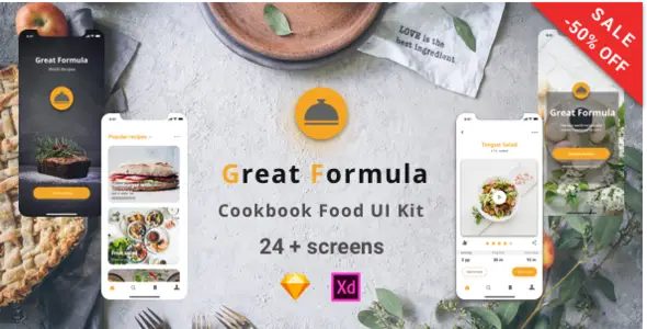 Great Formula - Set of UI Kit for Sketch  Books, Courses &amp; Learning Design Uikit