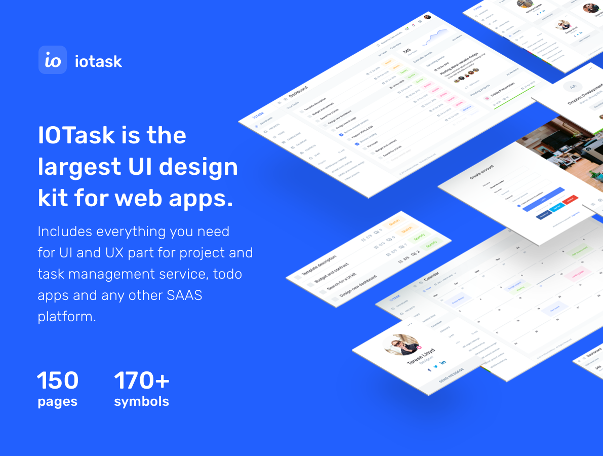 IOTask - Project Management UI Kit - 2