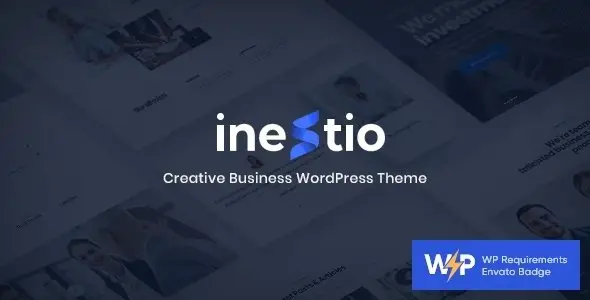 Inestio - Business & Creative WordPress Theme  News &amp; Blogging Design 