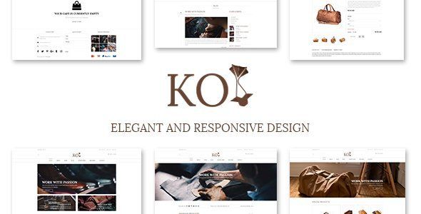 KOI Fashion Store and eCommerce Multi-Purpose PSD Template  Ecommerce Design 