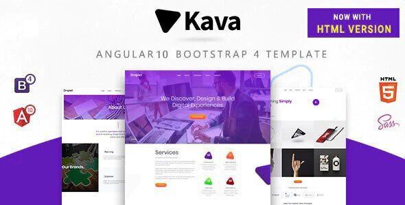 Kava - Angular 10, Bootstrap 4 and Html Multipurpose Site Template  Ecommerce Design Uikit