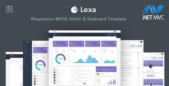 Lexa - MVC5 Admin & Dashboard Template   Design Uikit