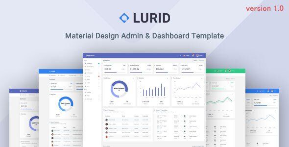Lurid - Admin & Dashboard Template   Design Dashboard