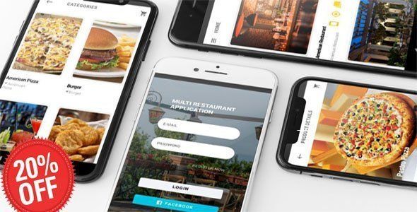 MULTI-RESTAURANT SYSTEM / IONIC 5-FIREBASE CUSTOMER-APP + ANGULAR 7 FIREBASE SUPER-ADMIN WEB-BACKEND Ionic Food &amp; Goods Delivery Mobile App template
