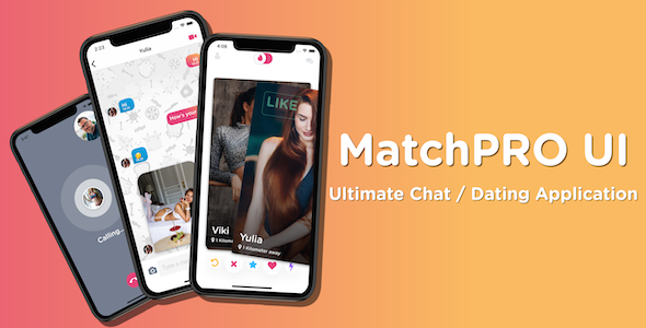 MatchPro UI - Ultimate Chat / Dating React Native Application React native Chat &amp; Messaging Mobile App template