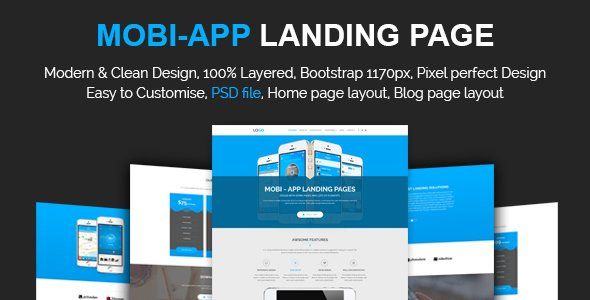 Mobi App Landing Page   Design 