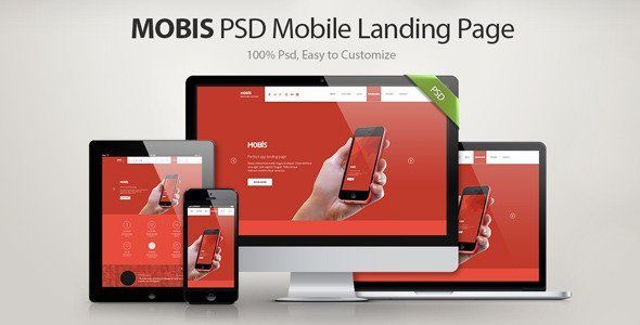 Mobis - App Landing Page   Design 