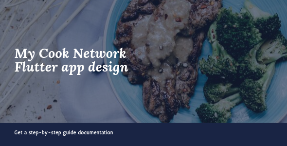 My cook network flutter UI app design Flutter Food &amp; Goods Delivery Mobile Uikit