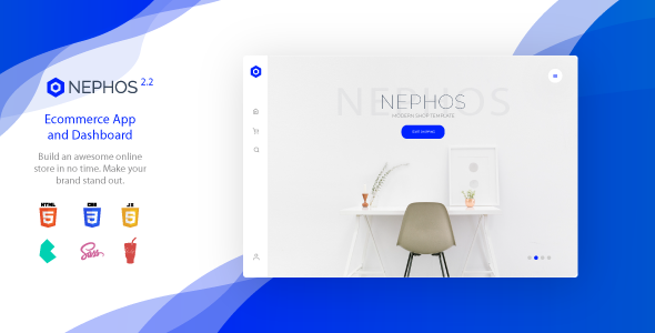 Nephos - Modern Bulma Ecommerce Frontend  Ecommerce Design Dashboard